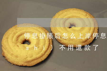 停息掛賬后怎么上岸(停息掛賬是不是暫時(shí)不用還款了)