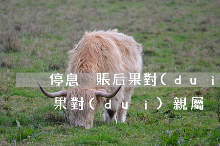 停息掛賬后果對(duì)親屬(停息掛賬后果對(duì)親屬)