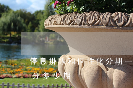 停息掛賬和個性化分期一樣嗎(停息掛賬可以分多少期)