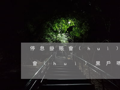 停息掛賬會(huì)有黑名單嗎(停息掛賬會(huì)黑戶嗎)