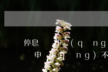 停息掛賬申請(qǐng)不成功了 停息掛賬申請(qǐng)不成功了怎么辦
