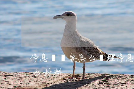 停息掛賬要怎么辦理(停息掛賬都需要提交什么材料)