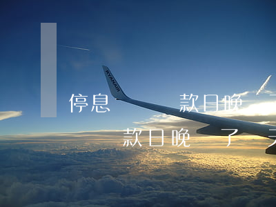 停息掛賬還款日晚還了幾天怎么辦-停息掛賬還款日晚還了幾天怎么辦呢