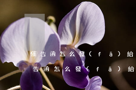 催告函怎么發(fā)給開發(fā)商(催告函怎么發(fā)給開發(fā)商)