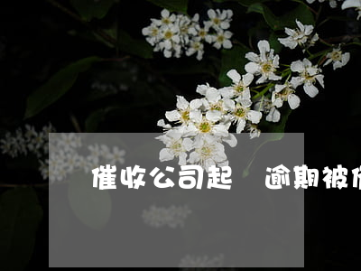 催收公司起訴（逾期被催收起訴催收）