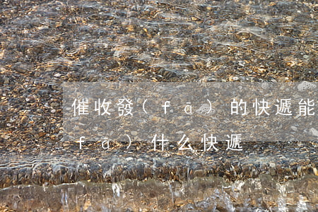 催收發(fā)的快遞能收嗎(催收一般發(fā)什么快遞)