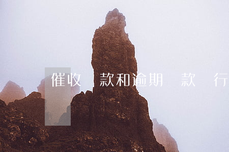催收貸款和逾期貸款(銀行貸款逾期催收方式)