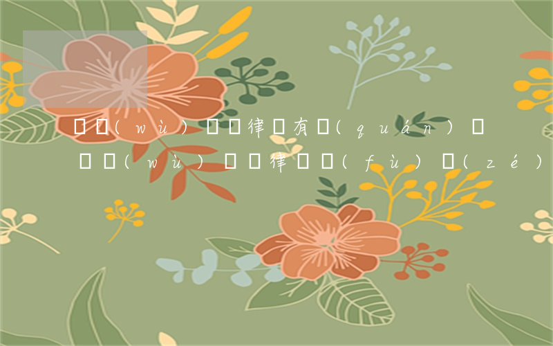 債務(wù)糾紛律師有權(quán)嗎 債務(wù)糾紛律師負(fù)責(zé)到底嗎