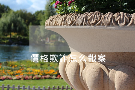 價格欺詐怎么報案