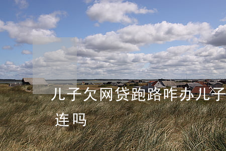儿子欠网贷跑路咋办(儿子欠钱跑路家人受牵连吗)