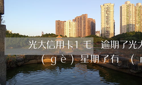 光大信用卡1毛錢逾期了(光大信用卡逾期一個(gè)星期了有沒(méi)有什么影響)