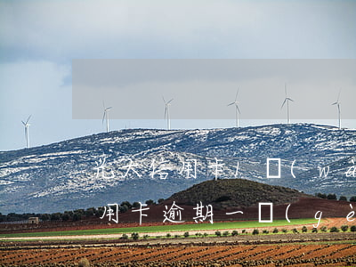 光大信用卡1萬(wàn)逾期半年(光大信用卡逾期一個(gè)星期了有沒(méi)有什么影響)