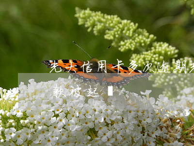 光大信用卡多次逾期(光大信用卡多次逾期還款被起訴)
