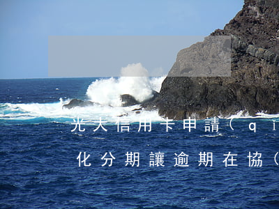 光大信用卡申請(qǐng)個(gè)性化分期讓逾期在協(xié)商-光大銀行個(gè)性化分期還款協(xié)商