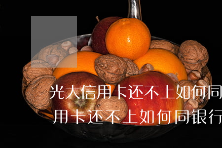 光大信用卡还不上如何同银行协商-光大信用卡还不上如何同银行协商还款