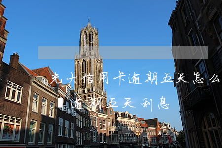 光大信用卡逾期五天怎么處理(光大信用卡7萬逾期五天利息)