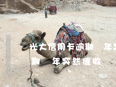 光大信用卡逾期兩年突然催收(光大信用卡逾期兩年突然催收)