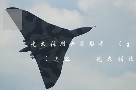 光大信用卡逾期半個(gè)月了會(huì)怎么樣-光大信用卡逾期半個(gè)月了會(huì)怎么樣嗎