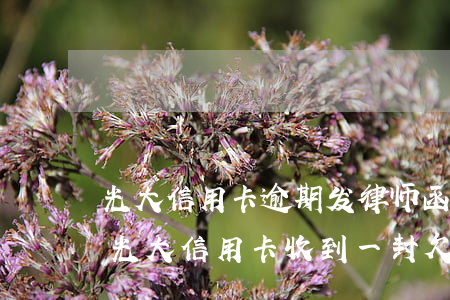 光大信用卡逾期发律师函后续会怎样(没用过光大信用卡收到一封欠款函该怎么办)
