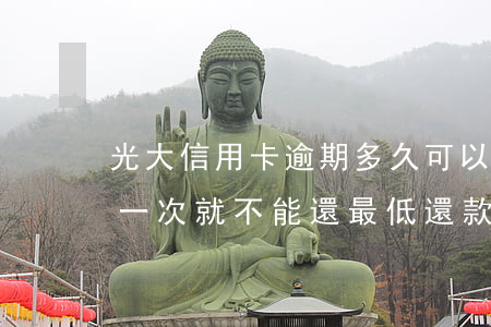 光大信用卡逾期多久可以還全款(光大逾期了一次就不能還最低還款額了)