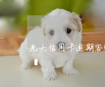 光大信用卡逾期客服說要上門(光大信用卡 上門)