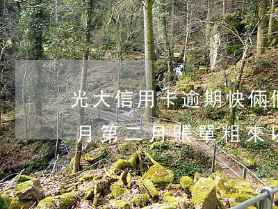 光大信用卡逾期快倆個月(光大銀行逾期一個月第二月賬單粗來以后讓還2個月)