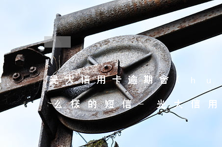 光大信用卡逾期會(huì)發(fā)什么樣的短信-光大信用卡逾期會(huì)發(fā)什么樣的短信通知