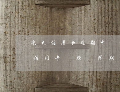 光大信用卡逾期申請分期還款嗎(光大銀行的信用卡還款寬限期)