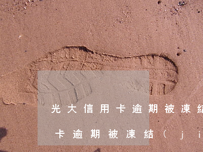 光大信用卡逾期被凍結(jié)(光大信用卡逾期被凍結(jié)可以辦理儲蓄卡嗎)