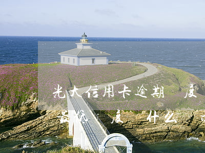 光大信用卡逾期額度歸0(光大信用卡我還了最低額度為什么顯示未還)
