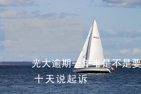 光大逾期一年半是不是要被起诉了（光大逾期十天说起诉）