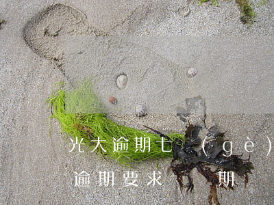光大逾期七個(gè)月還是沒有停息 光大逾期要求還兩期
