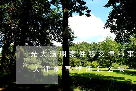 光大逾期案件移交律師事務所上海-上海光大律師事務所怎么樣