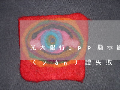 光大銀行app顯示逾期 光大銀行app驗(yàn)證失敗