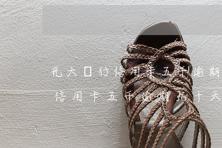 光大銀行信用卡五千逾期九十天-光大銀行信用卡五千逾期九十天怎么辦