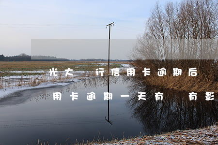 光大銀行信用卡逾期后還可以嗎 光大銀行信用卡逾期一天有沒有影響?