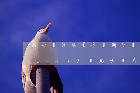 光大銀行信用卡逾期多長(zhǎng)時(shí)間(光大銀行信用卡逾期多長(zhǎng)時(shí)間會(huì)被起訴)