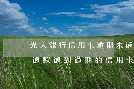 光大銀行信用卡逾期未還款怎么辦(光大銀行還款還到過期的信用卡怎么辦)