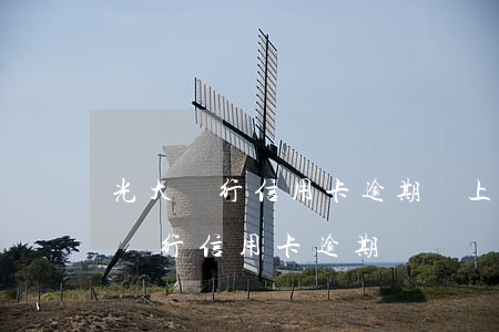 光大銀行信用卡逾期還上了有征信嗎-光大銀行信用卡 逾期