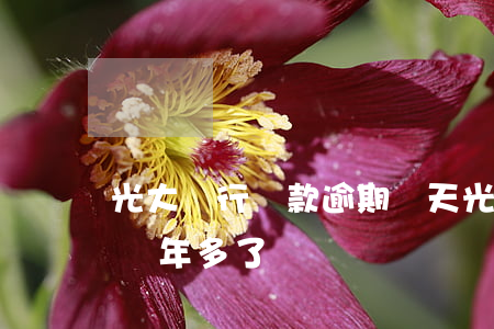 光大銀行貸款逾期兩天(光大銀行信用卡逾期兩年多了)