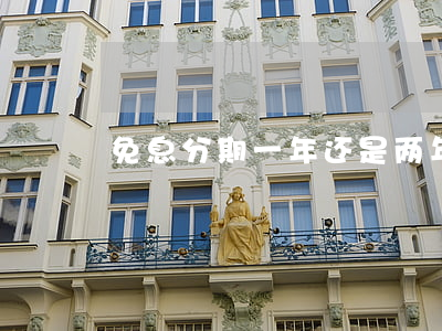 免息分期一年还是两年(免息分期相当于几折)