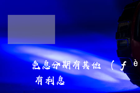 免息分期有其他費(fèi)用嗎(免息分期有利息嗎)