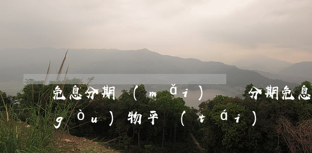 免息分期買(mǎi)電視(分期免息的購(gòu)物平臺(tái))