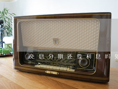 免息分期还要利息吗(免息分期划不划算)