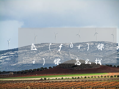 免費(fèi)律師是什么律師(免費(fèi)律師怎么找)