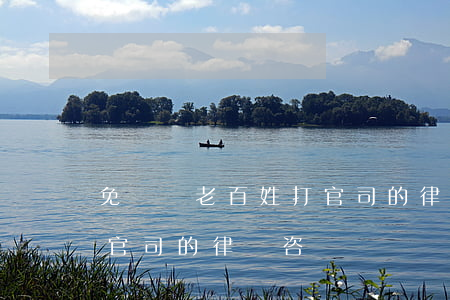 免費為老百姓打官司的律師(免費為老百姓打官司的律師咨詢)