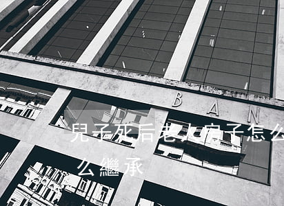 兒子死后老人房子怎么繼承(老人去世房子怎么繼承)