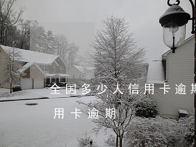 全国多少人信用卡逾期了 疫情导致多少人信用卡逾期