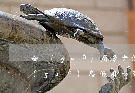全國(guó)有多少信用卡不還的人(中國(guó)欠信用卡不還的人多嗎)