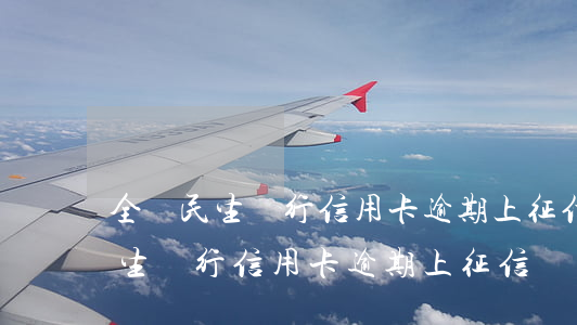 全國民生銀行信用卡逾期上征信嗎-全國民生銀行信用卡逾期上征信嗎有影響嗎